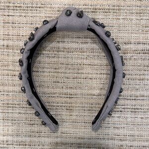 Lele Sadoughi Gray Embellished Headband